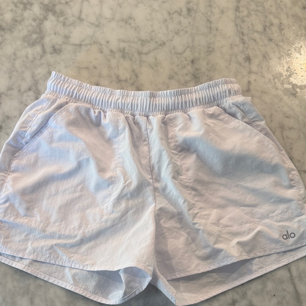 Alo White Alumni Shorts